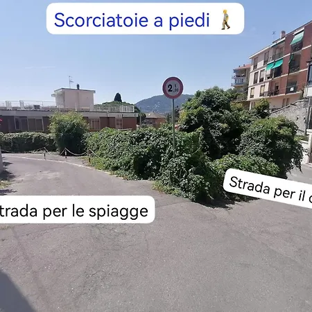 Con Terrazza E Vista Panoramica Lägenhet Alassio